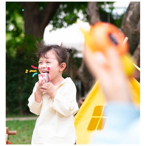 2 Walkie-talkie Per Bambini Schermo Lcd Retroilluminato, Modello Meow, Blu - Foto 2