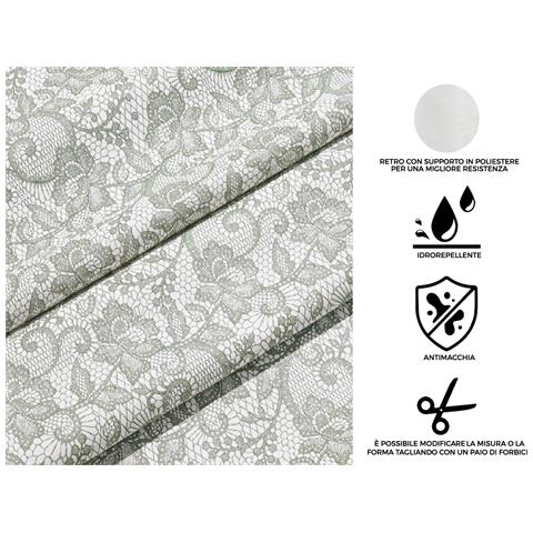 Tovaglia Antimacchia Pvc Proteggi Tavolo Maniva Glitter D8 Floreale 140x300 D8 Floreale - Foto 2