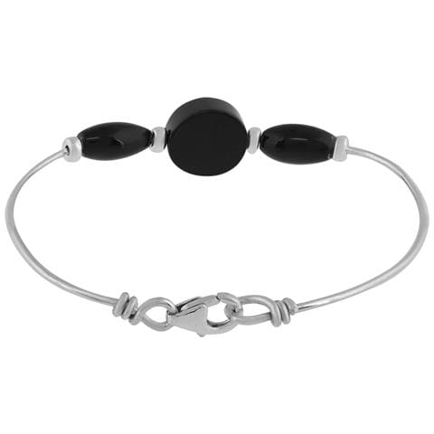Bracciale Oni In Argento Nero ""unique Silver"" 925 - Foto 3