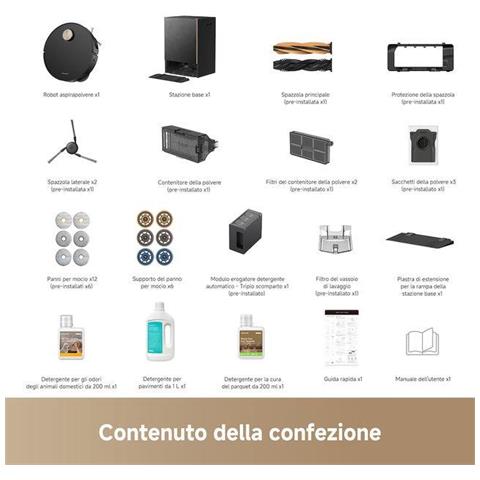 Matrix10VIM Ultra Robot Aspirapolvere Lavapavimenti 30.000 Pa con Base Automatica e Moci Autopulenti Wi-Fi - Foto 9