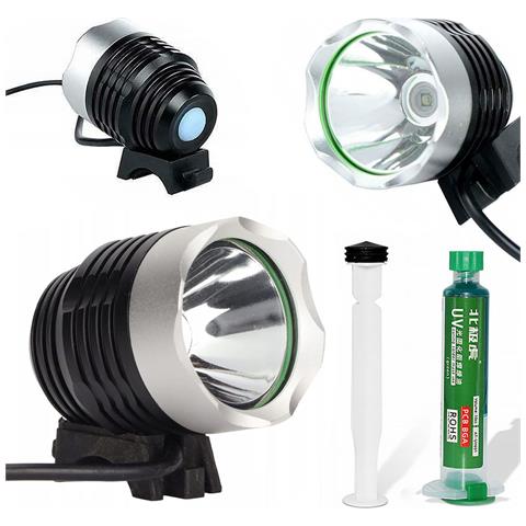 Set Soldermaska Verde 10ml Con Pistone E Lampada Uv - Protezione Pcb, Isolamento, Rapida Indurimento | Ideale Per Riparazione E Produzione Circuiti Stampati - Foto 1