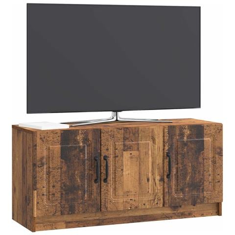 Mobile TV Legno antico 99 x 34,5 x 47 cm Legno ingegnerizzato - Foto 2
