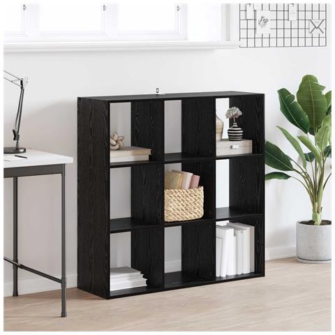 Libreria Rovere Nero 102 x 32 x 102 cm - Foto 2