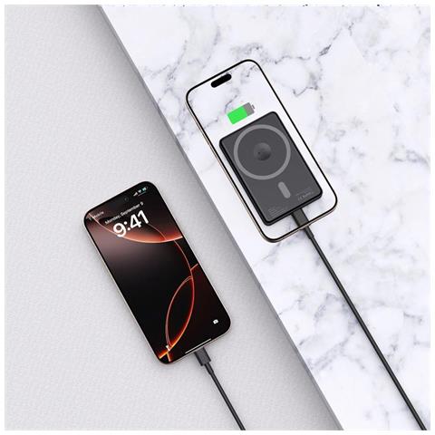 Power Bank 5000 Mah - Nero - Foto 2