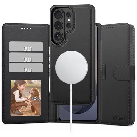 Custodia Per Telefono Con Portafoglio Tech-protect Wallet Magsafe Per Samsung Galaxy S26 Ultra, Nera - Foto 1