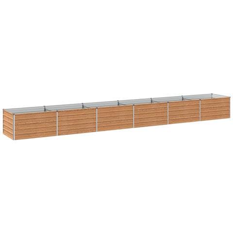 Letto rialzato da giardino Marrone legno 600 x 80 x 55 cm - Foto 1