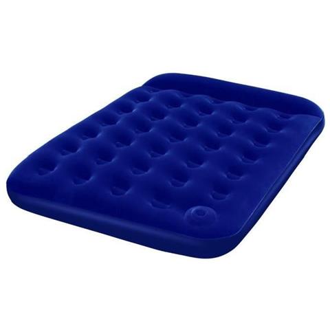 Materassino Matrimoniale Airbed Blu Floccato 191x137x22 cm - Foto 5