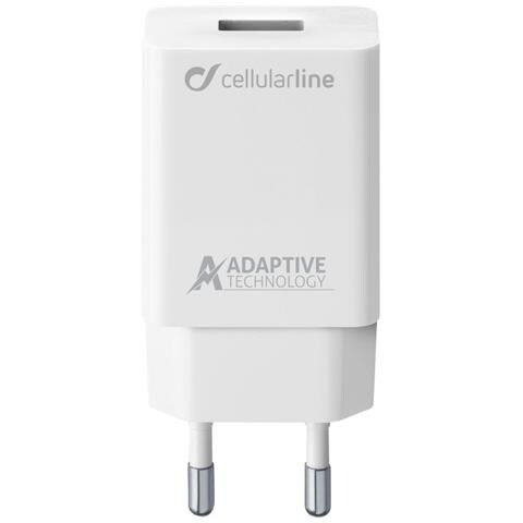 Cellularline Samsung Caricabatterie veloce per dispositivi a carica adattiva Bianco - Foto 1