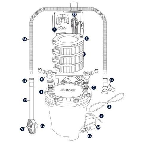 Ricambio Tubo Aspirazione Per Filtro Pratiko 1500 - Foto 2
