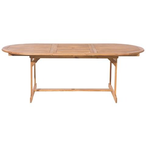 Set Da Giardino In Legno 8 Posti Con Cuscini Terracotta Maui - Foto 20