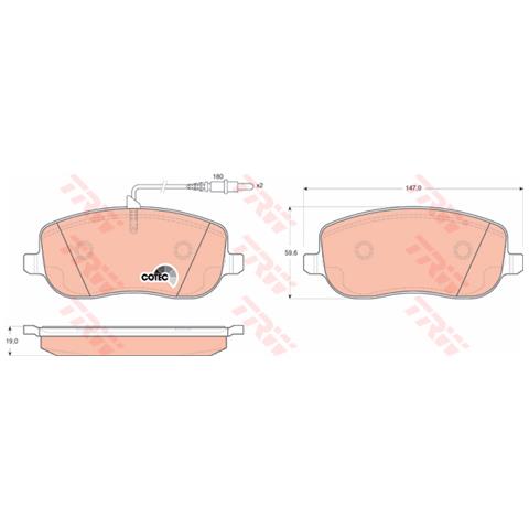 Kit Pastiglie Freno Gdb1503 - Foto 3