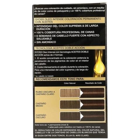Tintura Permanente Olio Intense Nº 3,10 Castano - Foto 2
