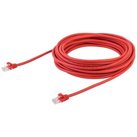 Cavo di Rete da 10m Rosso Cat5e Ethernet RJ45 Antigroviglio - Cavo Patch Snagless - Foto 2