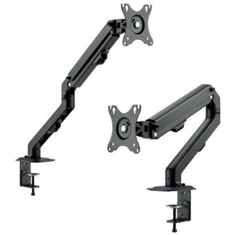 8704 Supporto Da Tavolo Per Tv A Schermo Piatto 68,6 Cm (27"") Morsa Nero - Foto 1