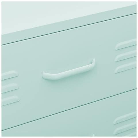 Cassettiera Menta 80x35x101,5 cm in Acciaio - Foto 10