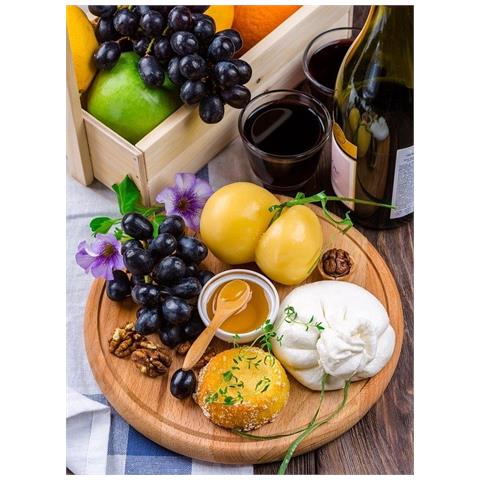 Tagliere Rotondo In Bambù, - Foto 2