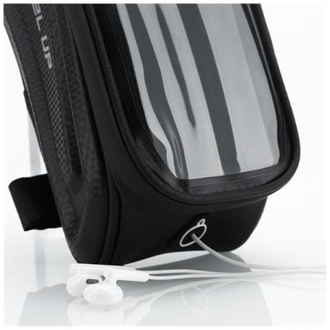 Borsa Da 7 Pollici Per Cellulare In Bicicletta In Nero - Borsa A Telaio Con Porta Cellulare Per Telefoni Cellulari Fino A 7 Pollici - Impermeabile Con Touchscreen, Parasole, Foro Per Le Cuffie - Foto 2