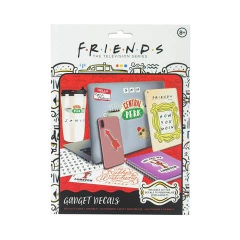 Set Adesivi Friends - Riposizionabili Impermeabili Da Notebook - 4 Fogli Da 15 X 21 Cm - Paladone - Foto 1