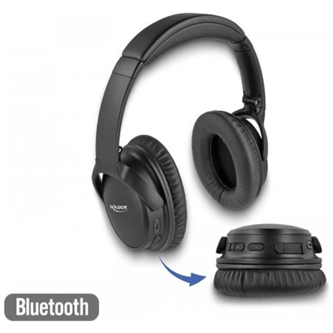 27181 cuffia e auricolare Con cavo e senza cavo A Padiglione Musica e Chiamate Micro-USB Bluetooth Nero - Foto 1