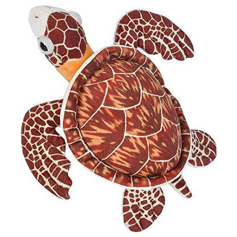 Hawksbill Sea Turtle Peluche, Animale Farcito, Peluche, Regali Per Bambini, Cuddlekins, 12 Pollici - Foto 1