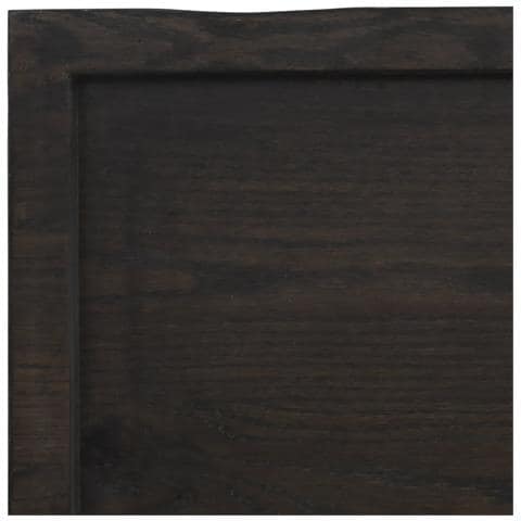 Piano Tavolo Marrone 120x60x (2-4) cm Rovere Massello Trattato - Foto 10