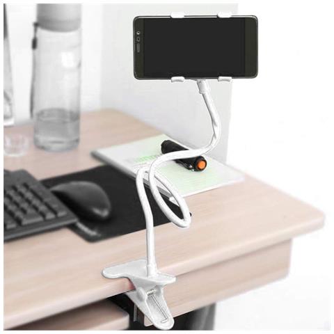 Porta Smartphone Supporto Pinza Flessibile E Girevole 360 Gradi Iphone Samsung - Foto 2