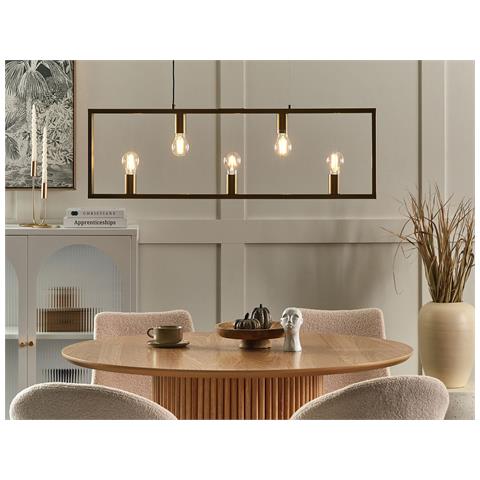 Lampadario Bayas Metallo Ottone - Foto 1