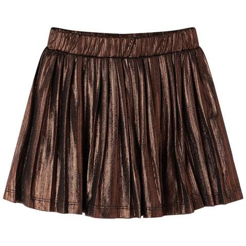 Gonna Da Bambina Con Brillantini Cognac 128 - Foto 1