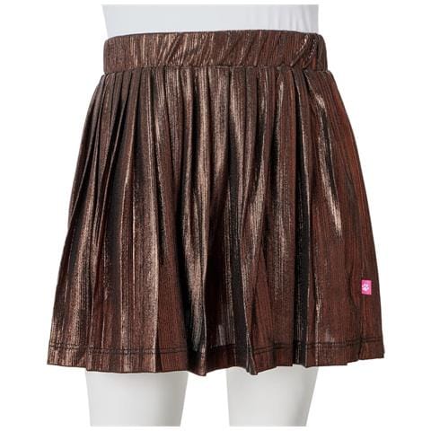 Gonna Da Bambina Con Brillantini Cognac 128 - Foto 8