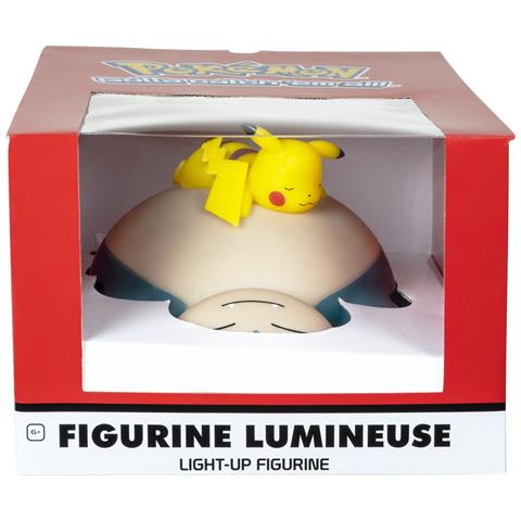 Lampada Led Wireless Snorlax E Pikachu Portatile Funzione Touch Sensor, Multicolore - Foto 5