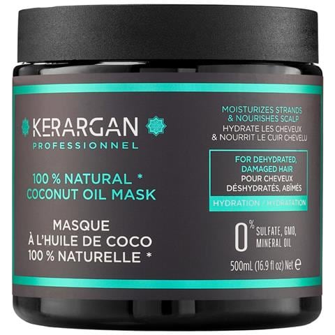 Maschera Capillare Idratante All'olio Di Cocco - Trattamento Intensivo Per Capelli Disidratati E Danneggiati - Idratazione Profonda - Senza Solfati, Ogm E Oli Minerali - 500ml - Foto 1
