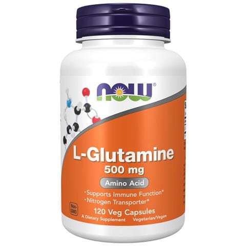 L-glutammina 500 Mg 120 Capsule Vegetali Now Foods - Foto 1