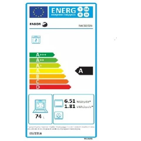 Fornello A Gas 4 Fuochi FACG202S Potenza Potenza 7400 W Capacita 74 L Colore Argento - Foto 2