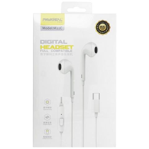 Auricolare Originale A Filo Ergonomico Heavy M11c Usb-c Dac White Per Smartphone - Foto 1