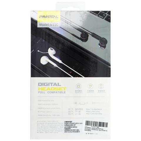 Auricolare Originale A Filo Ergonomico Heavy M11c Usb-c Dac White Per Smartphone - Foto 4