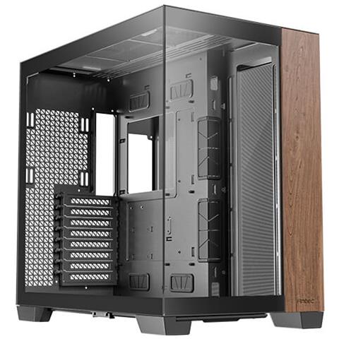 C8 Wood Full Tower Nero, Legno - Foto 1