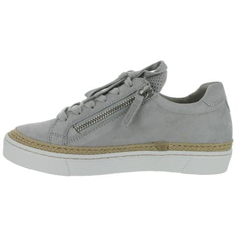Mezze Scarpe Da Donna In Pelle Grigia Con Scivolo 36 - Foto 2