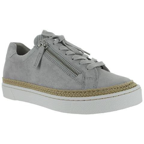 Mezze Scarpe Da Donna In Pelle Grigia Con Scivolo 36 - Foto 3