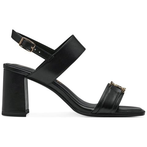 Black Casual Open Sandals Sandali Pelle Scarpe Donna Nero Eu 39, 1-28333-42 001 - Foto 2