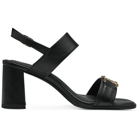 Black Casual Open Sandals Sandali Pelle Scarpe Donna Nero Eu 39, 1-28333-42 001 - Foto 3