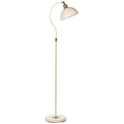 Lampada Da Pavimento Lennon Regolabile Metallo Beige Chiaro - Foto 2