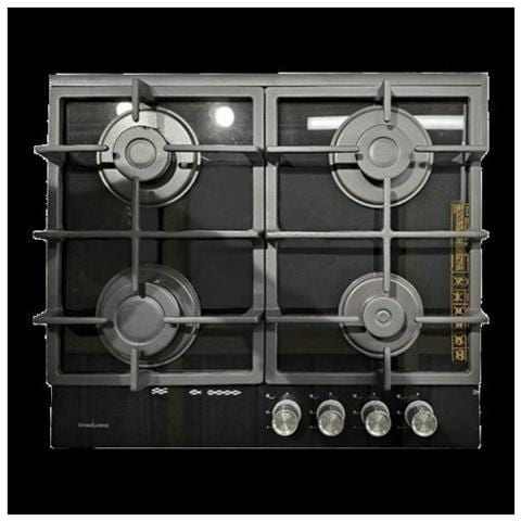 Piano Cottura SSPC604GFG a Gas 4 Zone Cottura da 60 cm Colore Nero - Foto 1