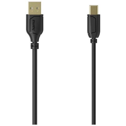 Usb-a Auf Usb-c-kabel Flexi-slim, Usb 2.0, 480 Mbit /s, 0,75 M (00074265) - Foto 1