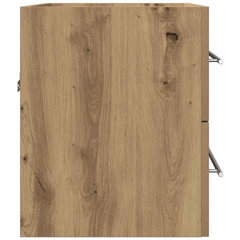 Mobile Lavabo Bagno Artigianale 60x38,5x48 cm Legno Multistrato - Foto 2