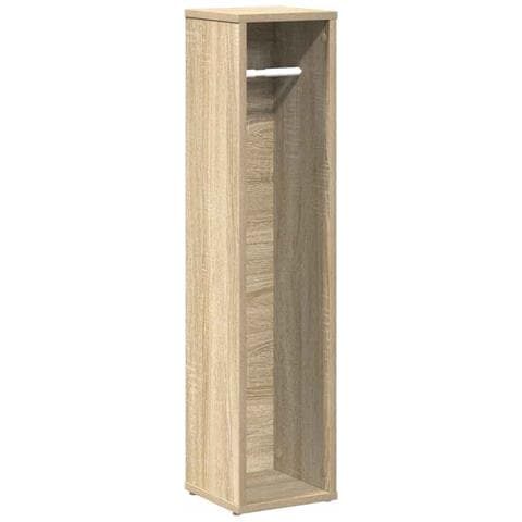 Mobile Da Bagno Con Portarotolo Rovere Sonoma 20,5x20x90 Cm - Foto 2