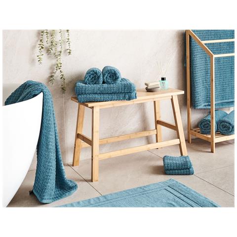 Set Di 11 Asciugamani Atai Cotone Blu - Foto 1