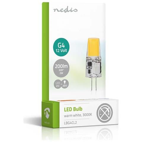 Lampada Led Miniaturizzata G4 2w 200lm 3000k Ipx2 Compatta, Bianco - Foto 4