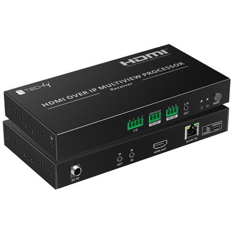 IDATA HDMI-MX02RMV moltiplicatore AV Ricevitore AV Nero - Foto 1