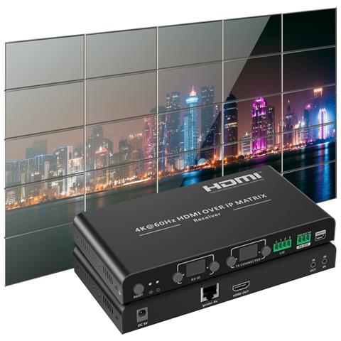 IDATA HDMI-MX02RMV moltiplicatore AV Ricevitore AV Nero - Foto 4