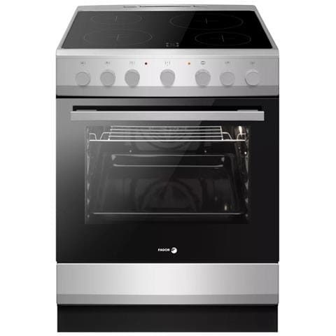 Piano Cottura In Ceramica Argentata A 4 Fuochi Da 62 Litri - Facv3004s - Foto 1